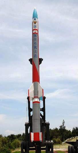 探空七號火箭(圖片提供：中央大學)